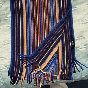 Hugo Boss multi colored Mens scarf.